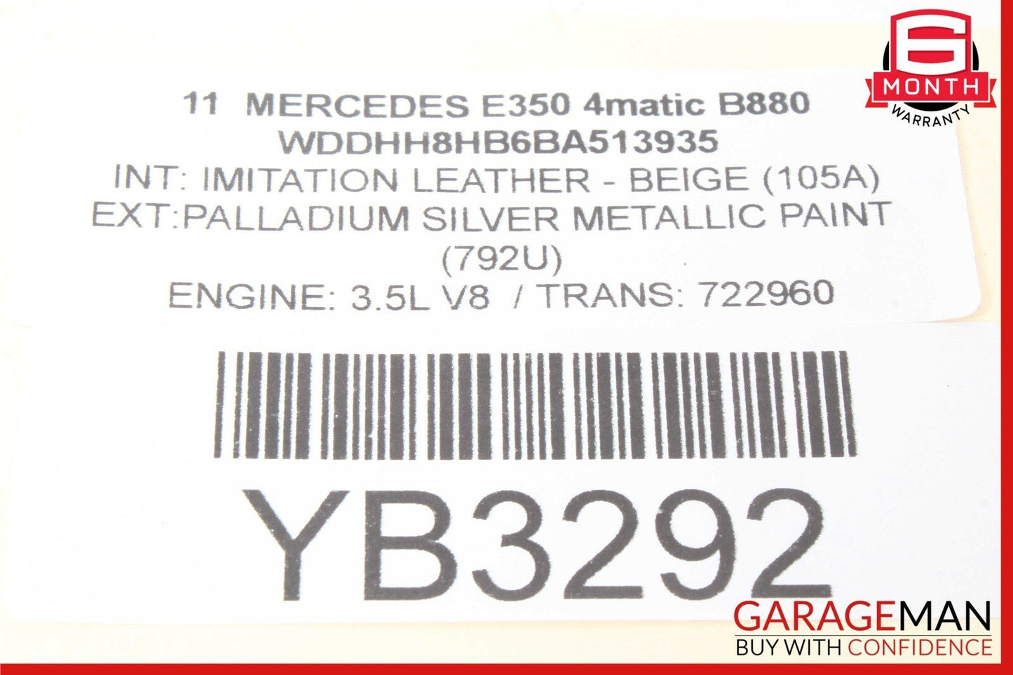 10-18 Mercedes W212 E350 CLS550 Rear SAM Module Relay Fuse Box 2129005201 OEM