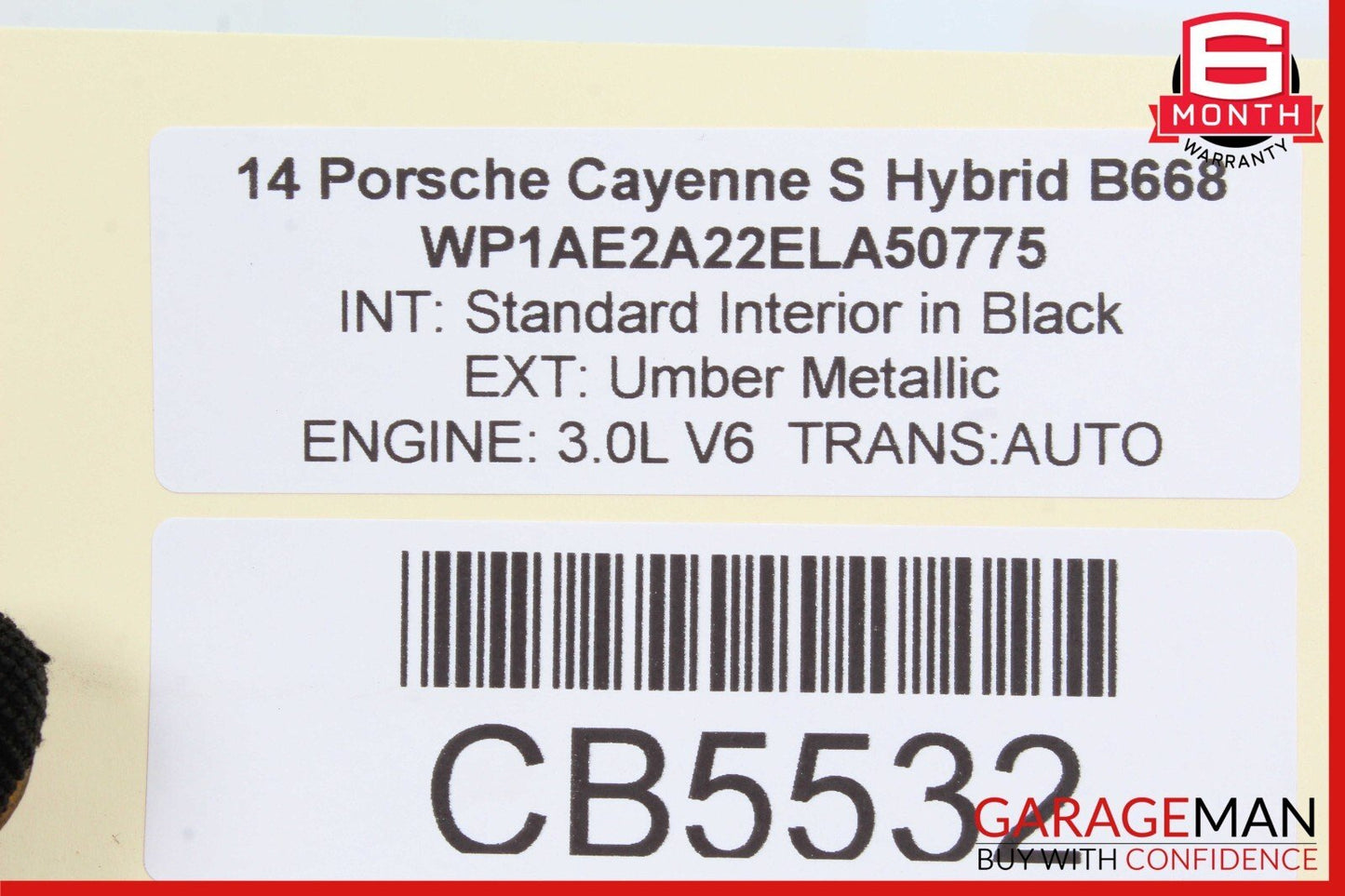 11-14 Porsche Cayenne 958 Bumper Harness Wires Wiring Park Parking Sensors Assy