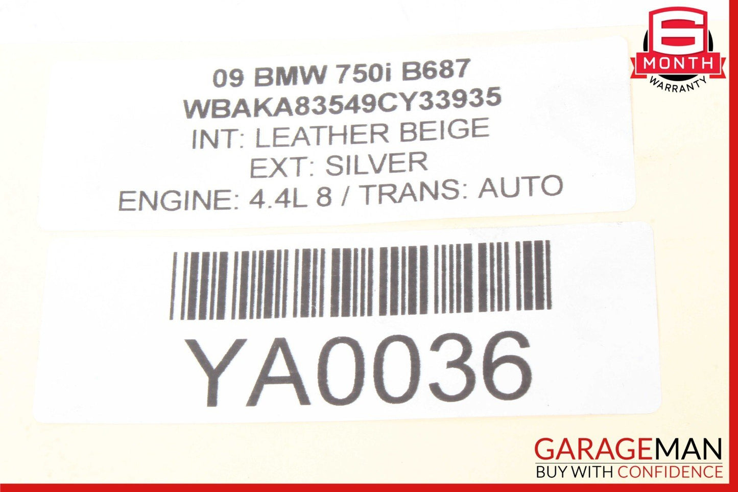 09-15 BMW 750i 750Li Front Right Side Exterior Door Handle Bracket OEM