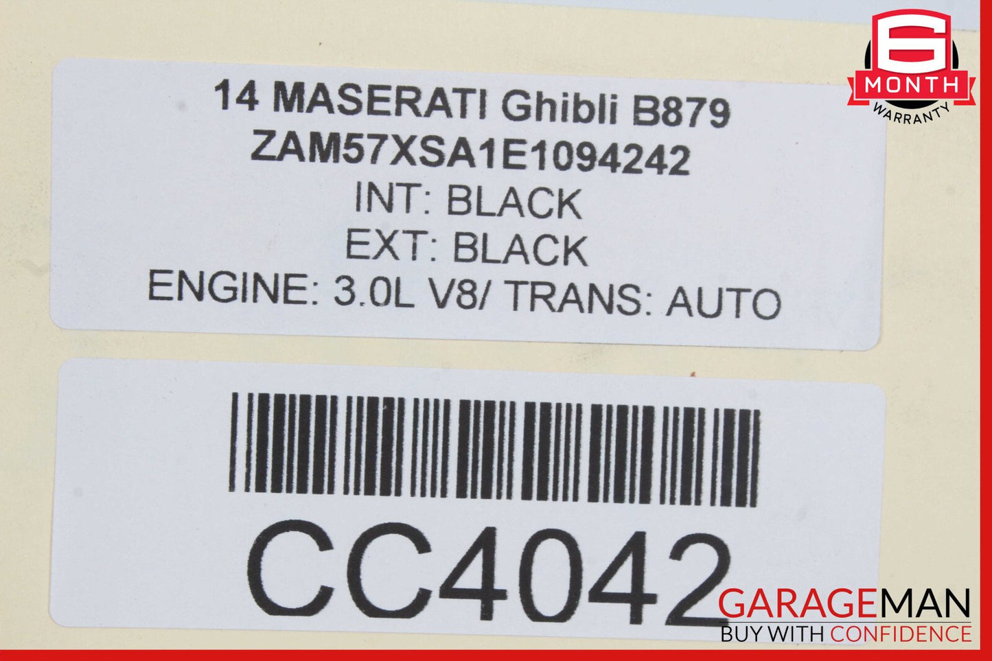 14-21 Maserati Ghibli S Q4 M157 Front Engine Motor Subframe Sub Frame OEM