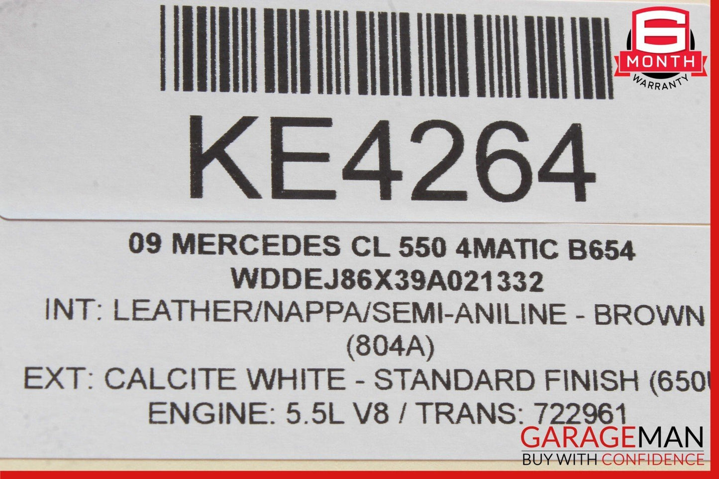 07-13 Mercedes CL600 S550 Steering Column Gear Shifter Selector Switch Assembly
