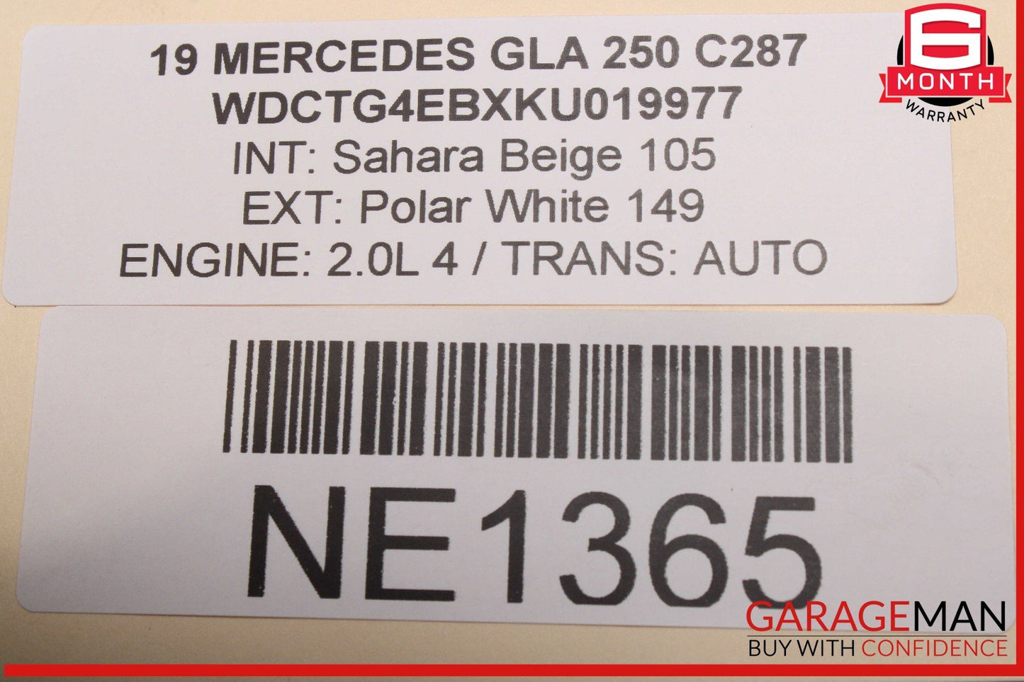 14-19 Mercedes X156 GLA250 Fuel Gas Tank Reservoir Assembly OEM