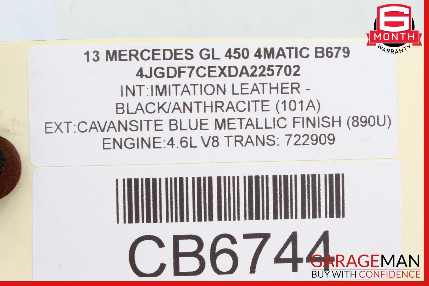 11-16 Mercedes CL550 GL450 4.7L Right Turbocharger Turbo Charger Manifold Assy