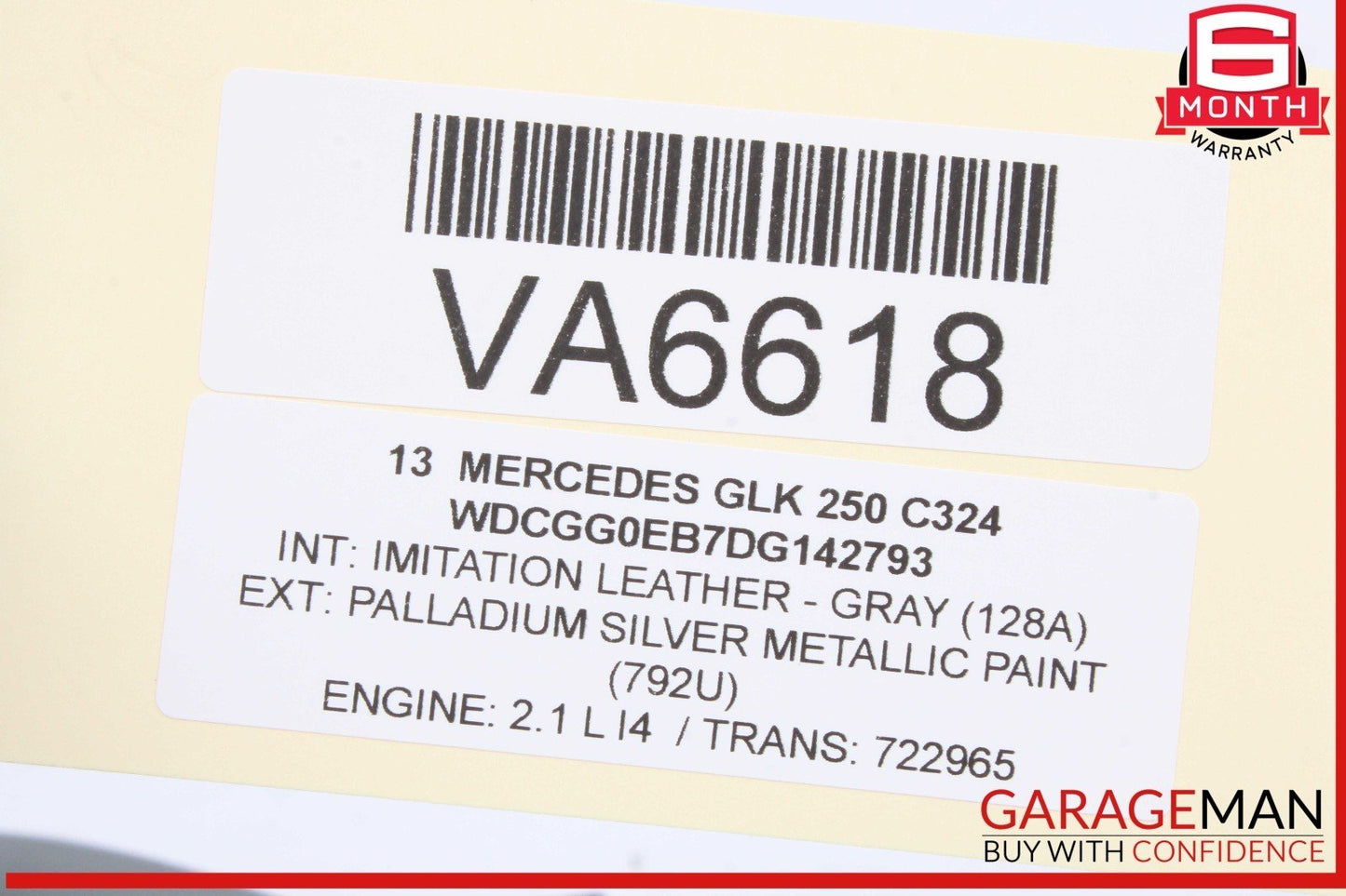 10-15 Mercedes X204 GLK250 GLK350 Right Passenger Side Exterior Door Handle OEM