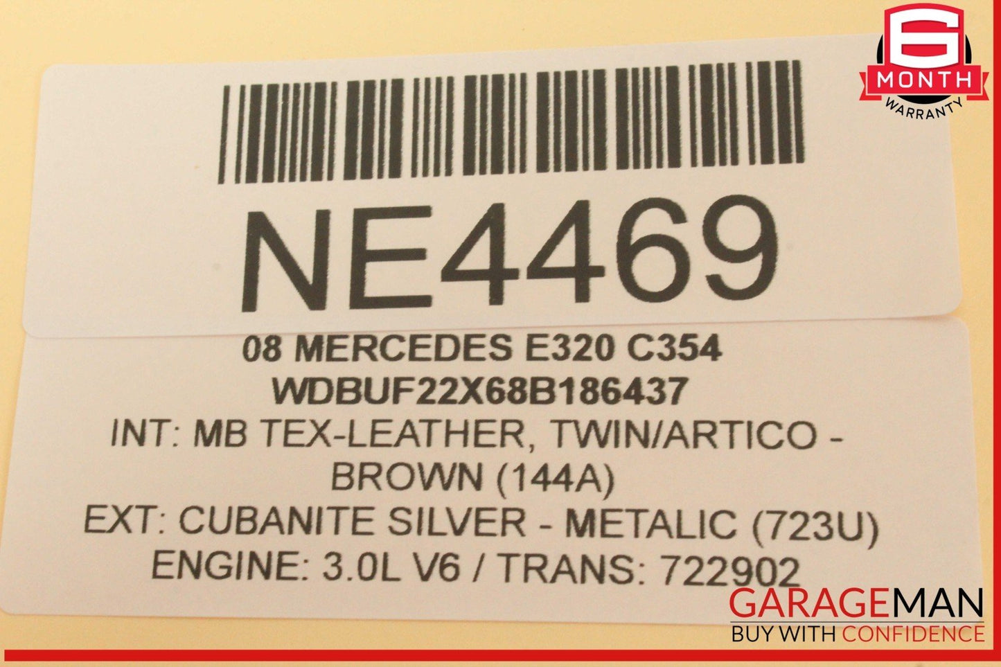 06-11 Mercedes W211 E320 Steering Column Combination Switch Assembly OEM