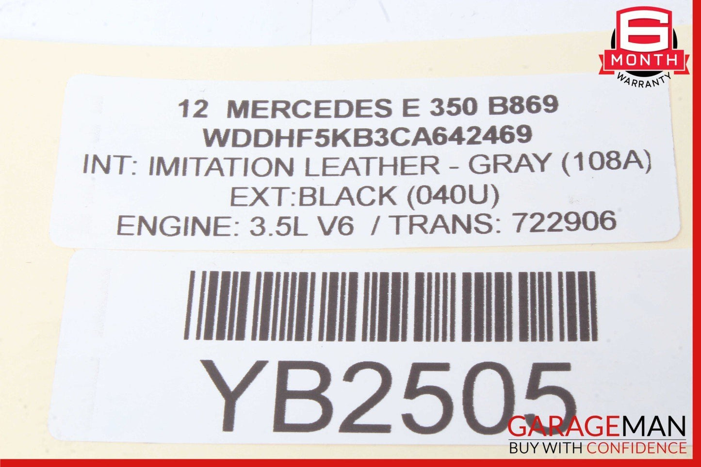 10-17 Mercedes W212 E350 C250 C350 Overhead Dome Light Lamp Reading Map OEM