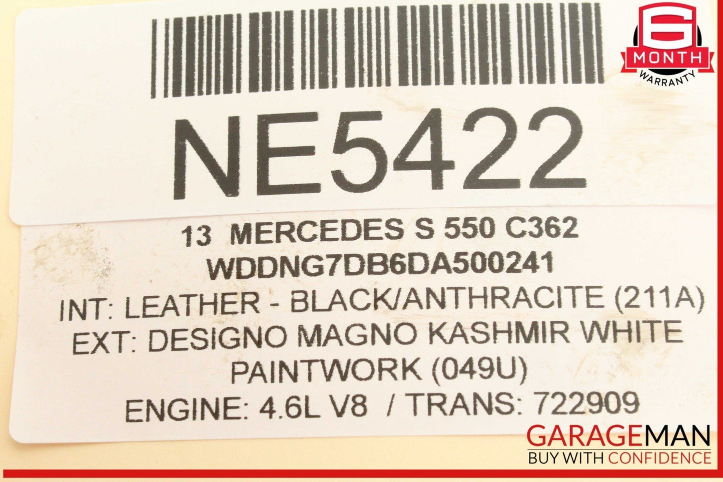 11-20 Mercedes W221 S550 GL450 M278 Engine Motor Crankshaft Crank Shaft OEM