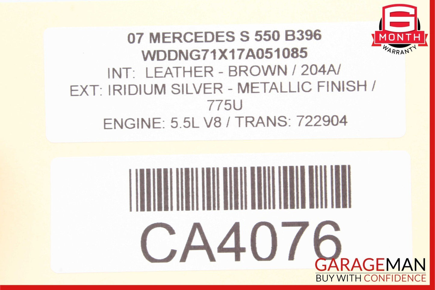 07-13 Mercedes W221 S550 CL550 CL65 AMG Front Left Door Lock Latch Actuator OEM