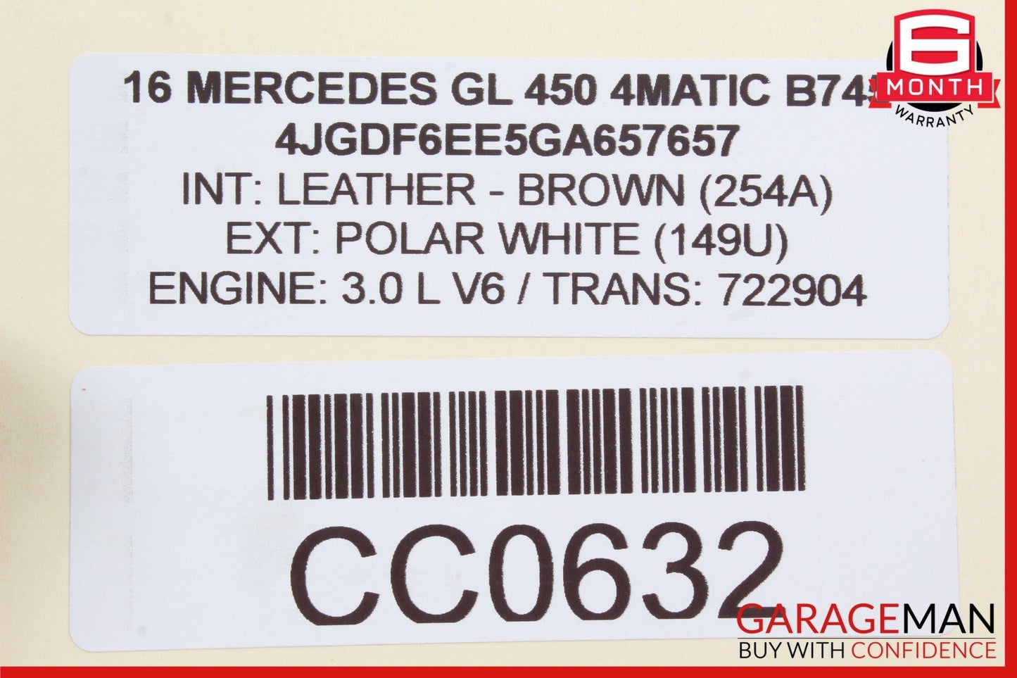 13-16 Mercedes X166 GL450 Front Left Door Lock Latch Actuator w/ Door Handle