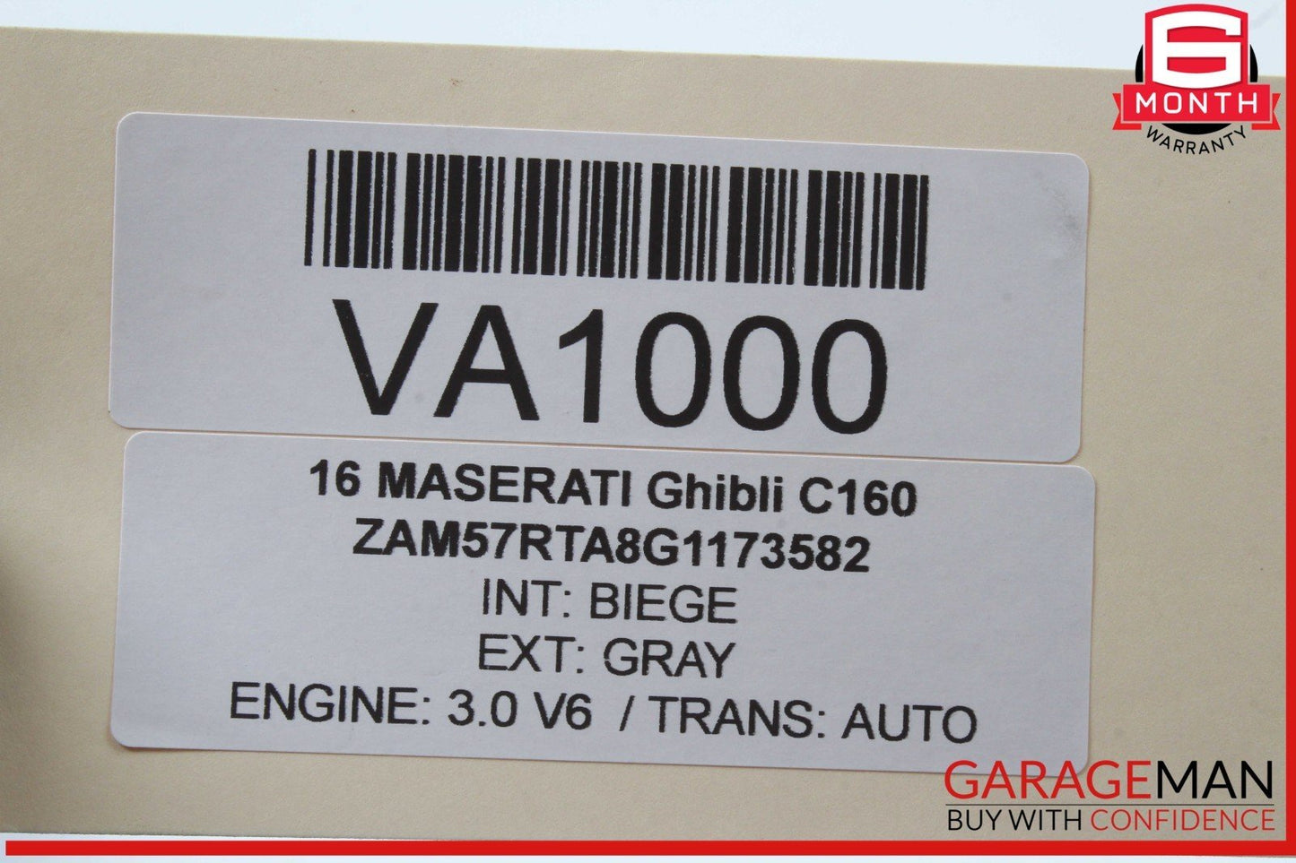 14-17 Maserati Ghibli Radio Receiver CD Player Head Unit Assembly OEM