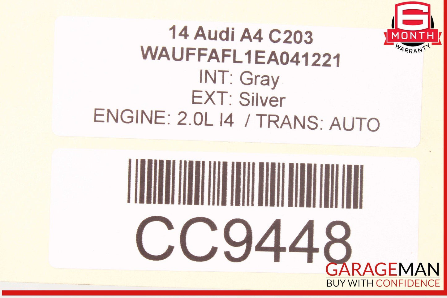 12-17 Audi A4 A5 S5 FWD Front Engine Cradle Crossmember OEM