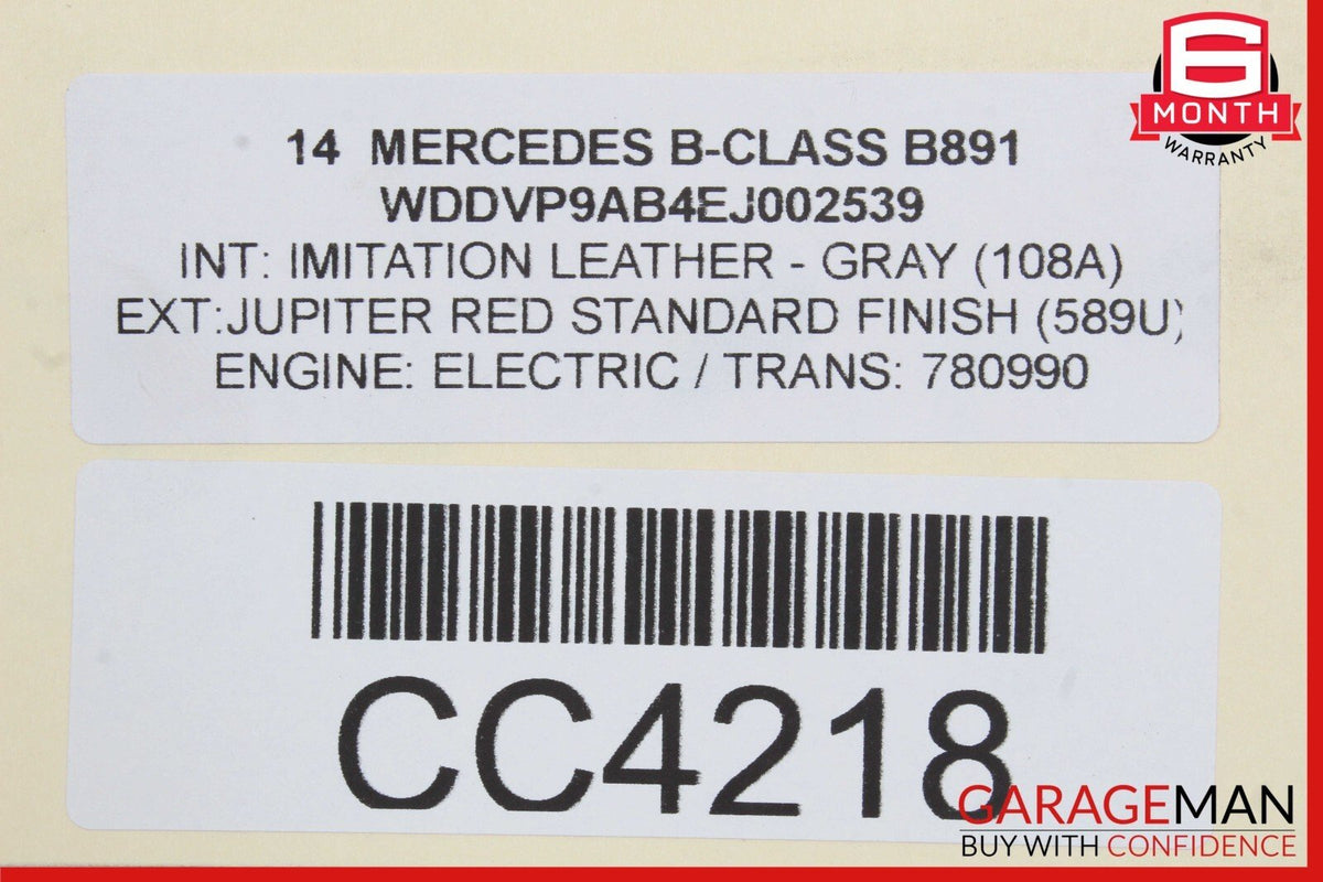 12-15 Mercedes B-Class W242 W246 Rear Axle Subframe 2463500000