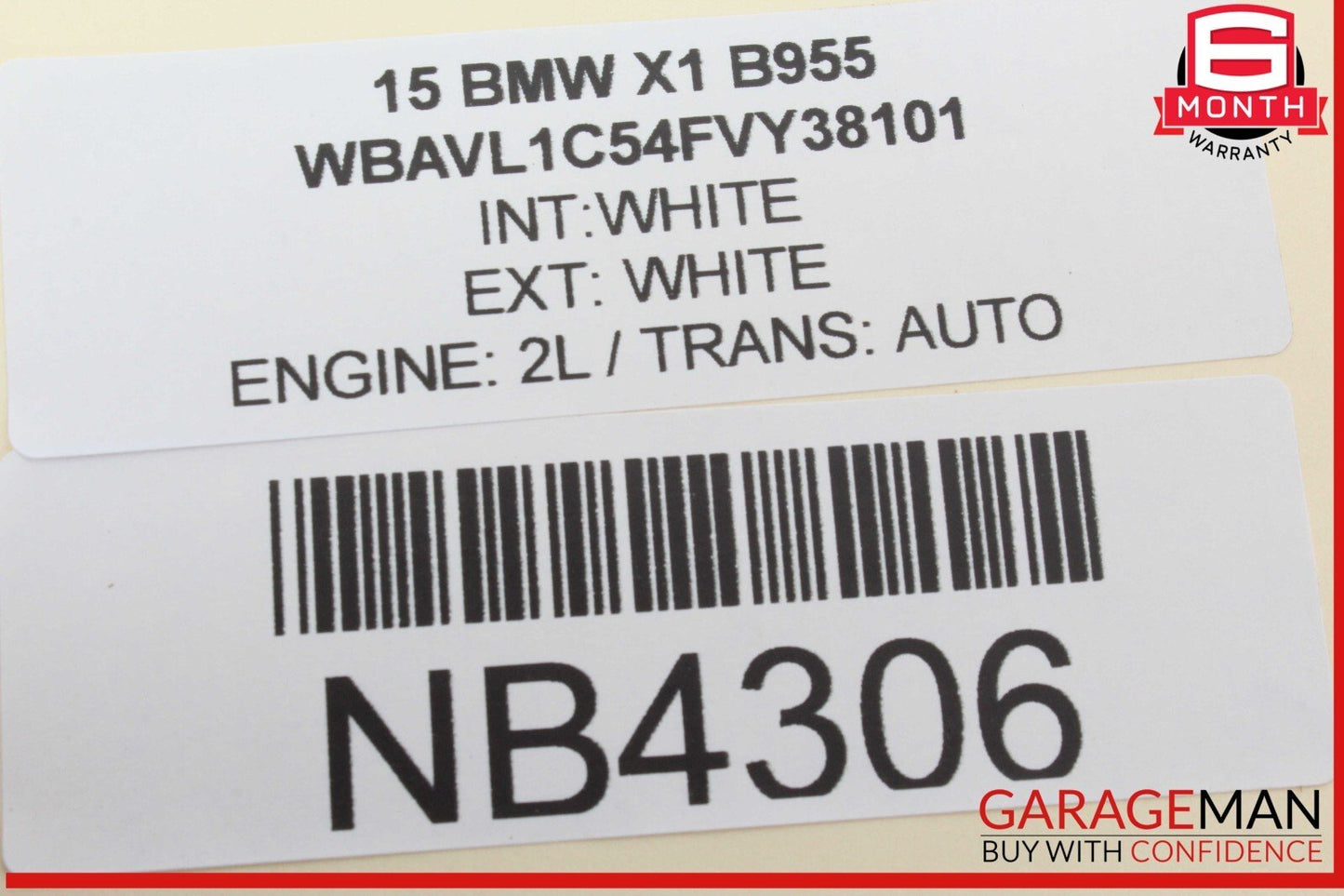 12-15 BMW X1 3 Spoke Leather Steering Wheel