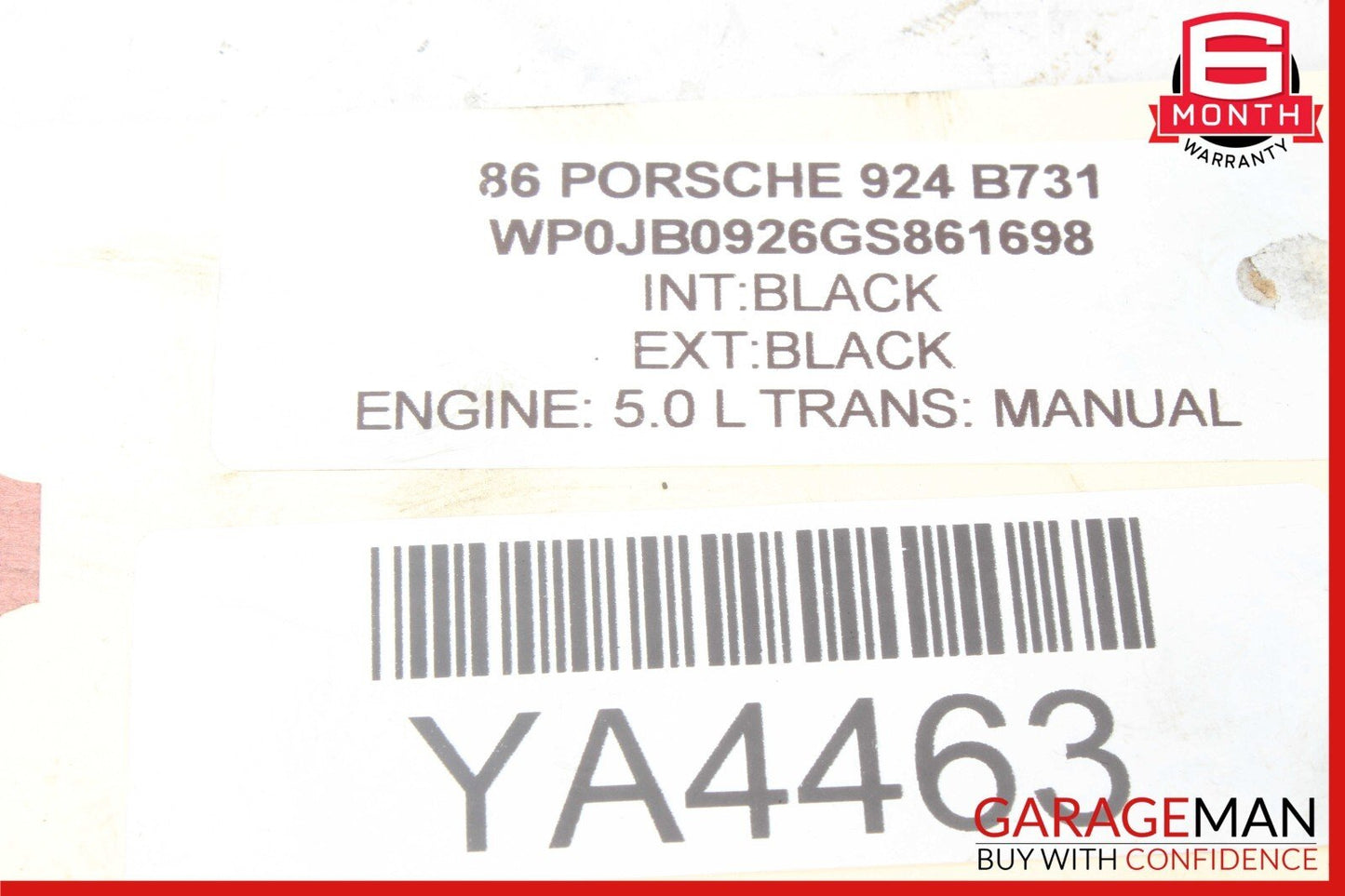 78-86 Porsche 928 Rear Right Steering Knuckle Spindle Hub Assembly OEM