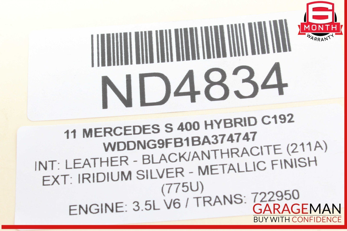 05-12 Mercedes W221 S400 Hybrid Engine Motor Coolant Water Pump Assembly OEM