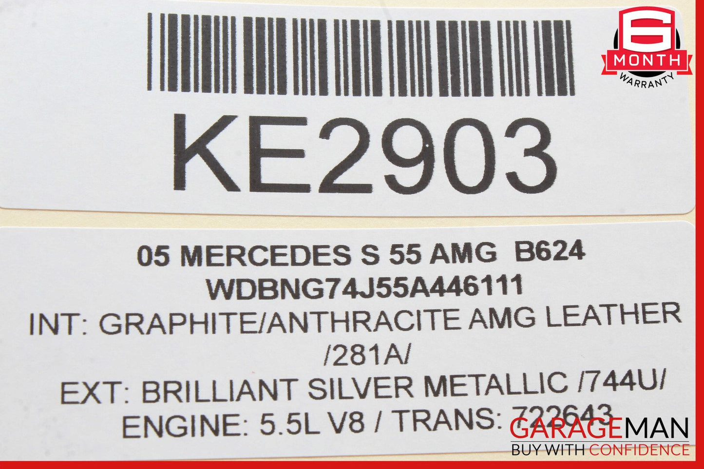 00-06 Mercedes W220 S55 Front Right Side Support Mounting Bracket OEM