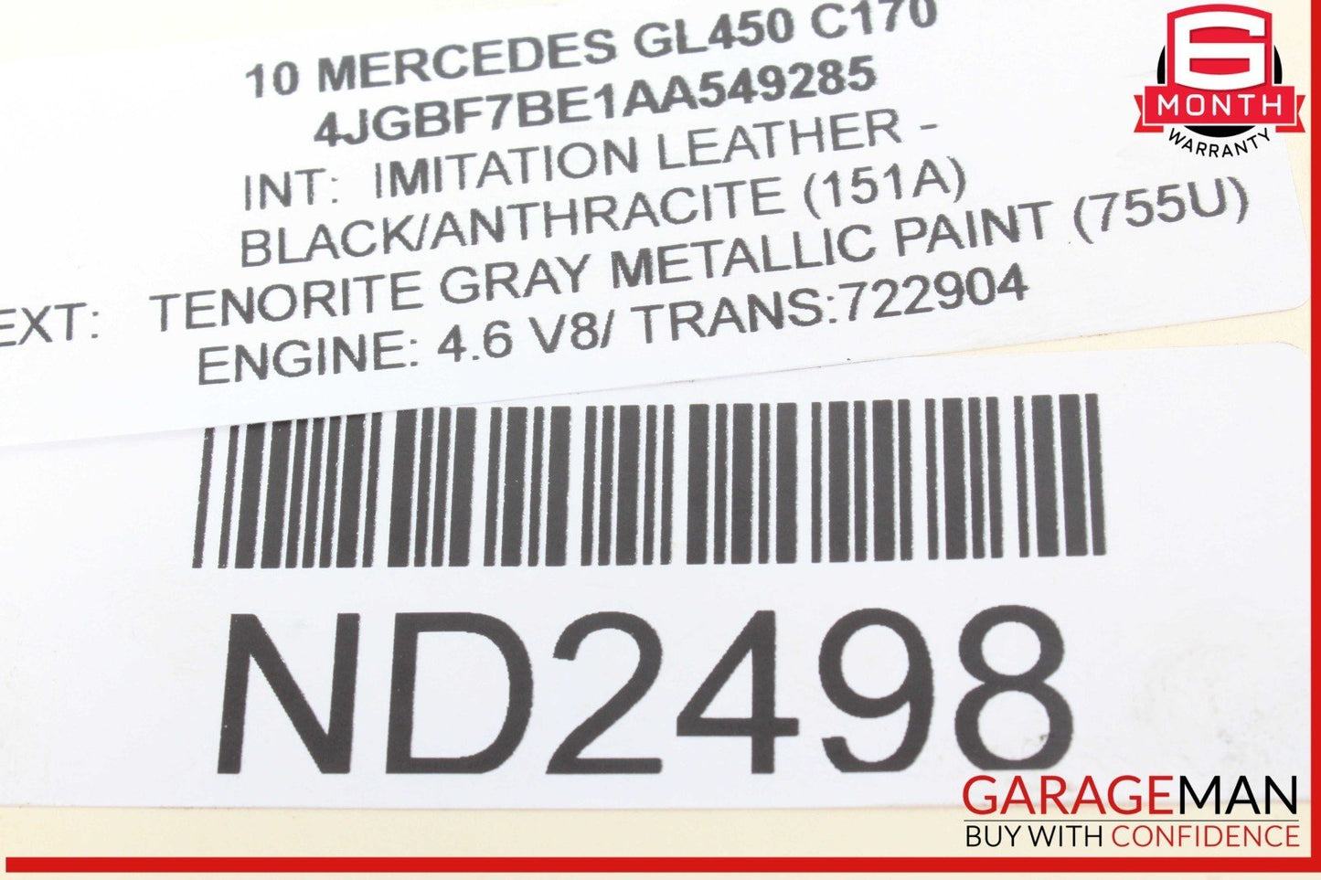 07-15 Mercedes X164 GL450 Engine Motor Lower Oil Pan 2720100528 OEM