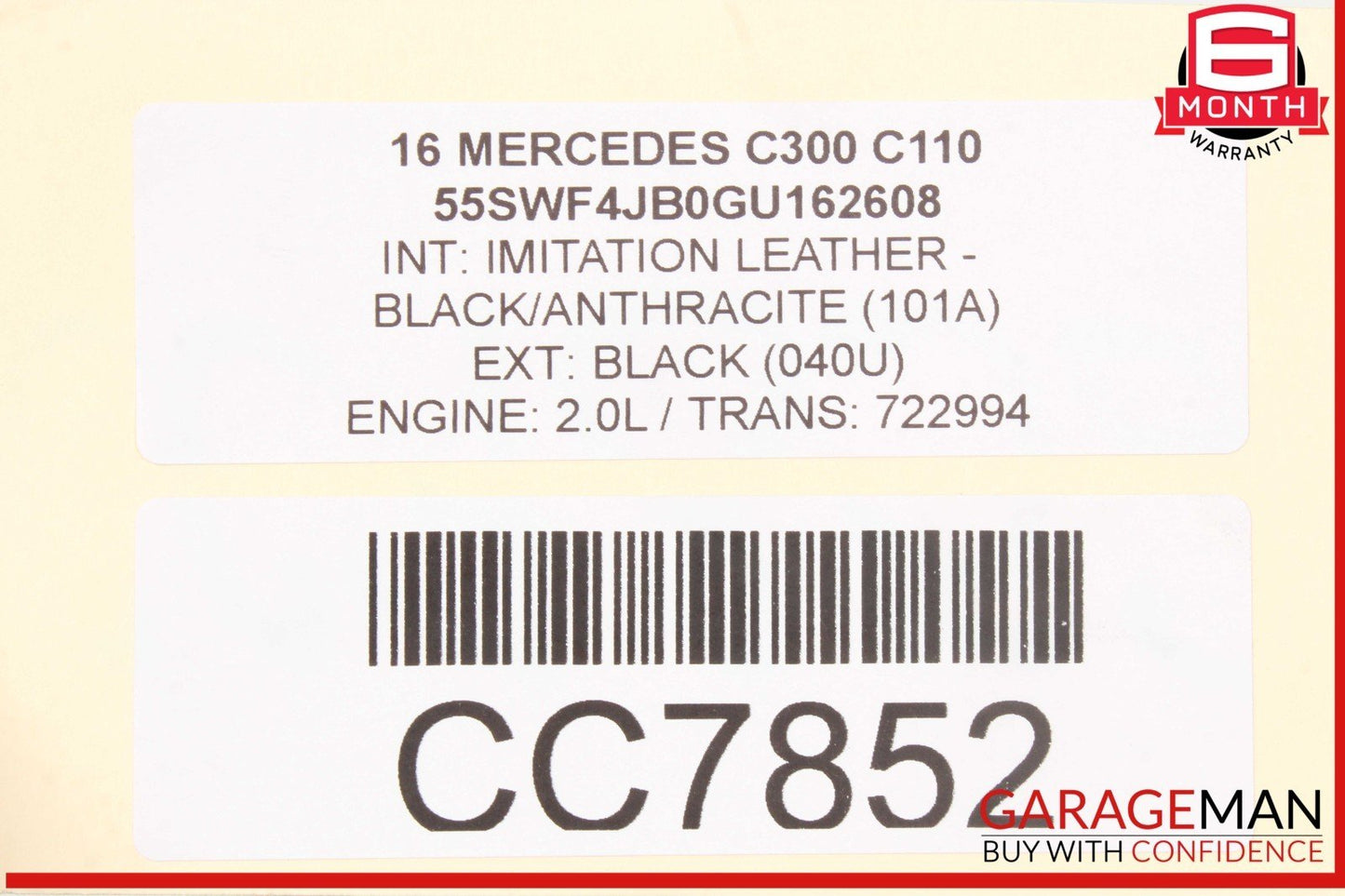 15-21 Mercedes W205 C300 C350e C400 Front Right Exterior Door Shell OEM