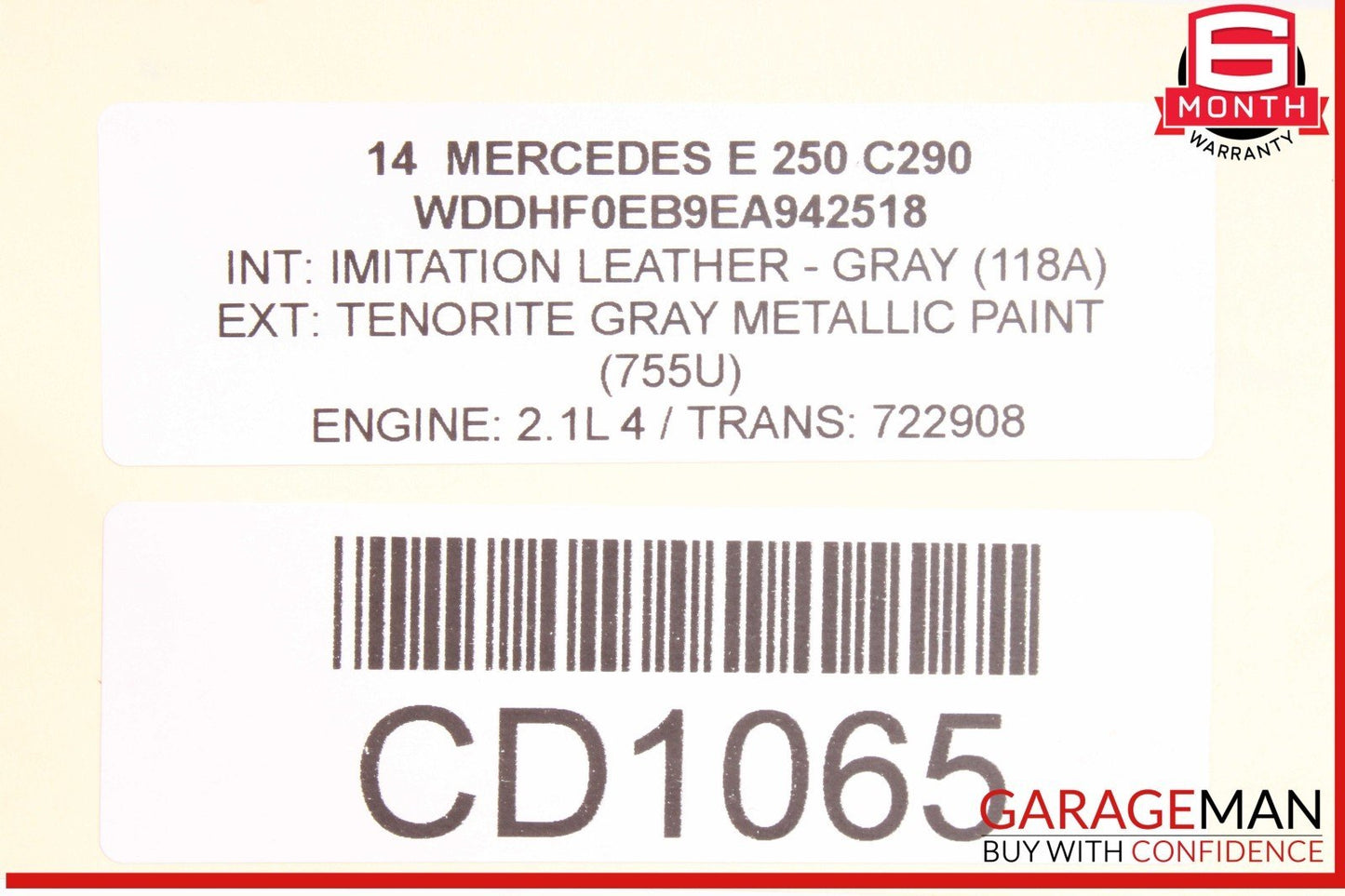 14-16 Mercedes W212 E250 Engine Motor Cooling Radiator A/C AC Condenser Assembly