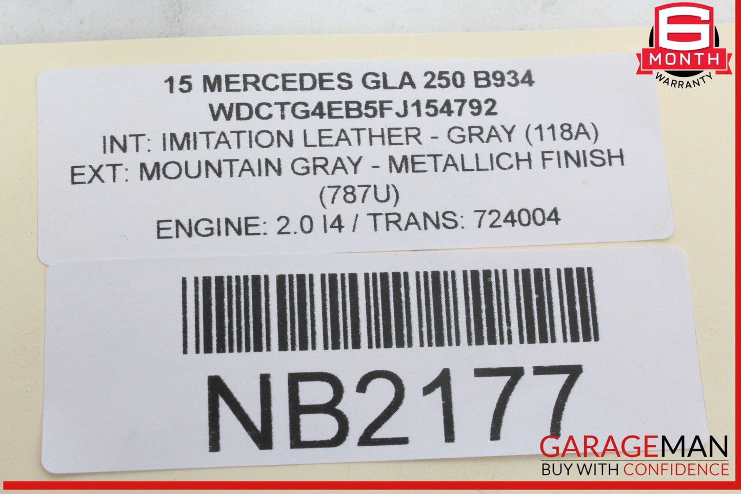 14-20 Mercedes X156 GLA250 Rear Right & Left Side Door Sound Speakers Set of 2