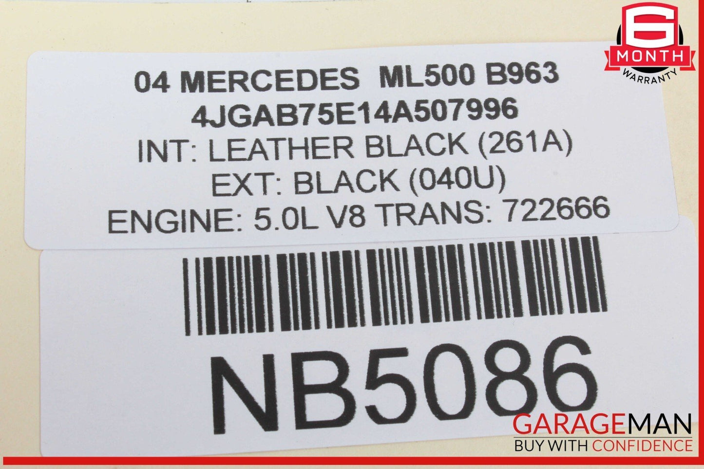02-05 Mercedes W163 ML500 ML320 Front Right & Left Bose Sound Speaker Set OEM