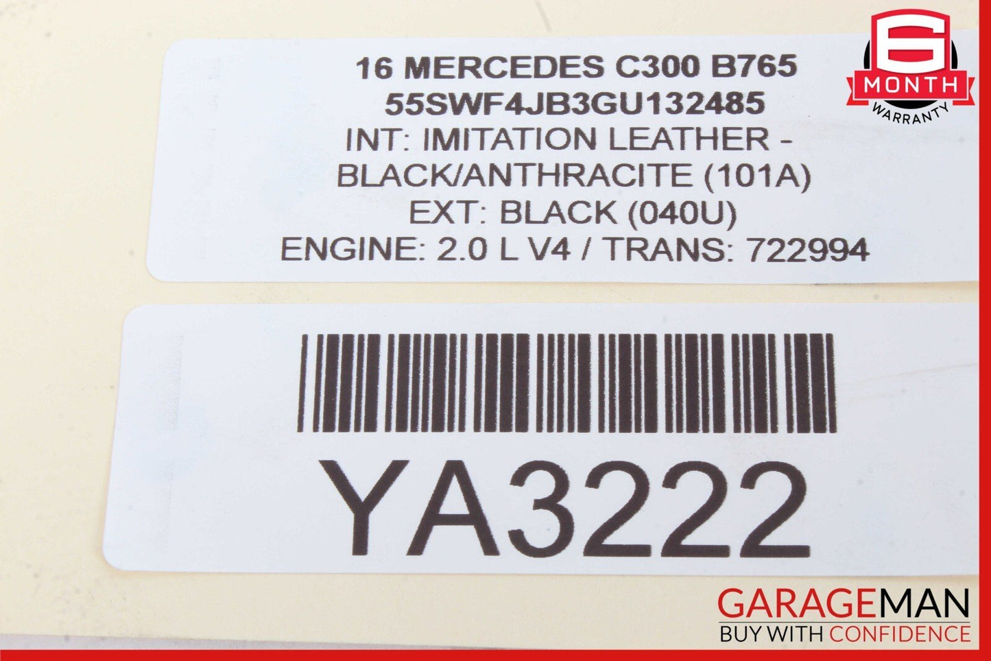 15-20 Mercedes W205 C300 Front Left Door Lock Latch Actuator w/ Door Handle Set