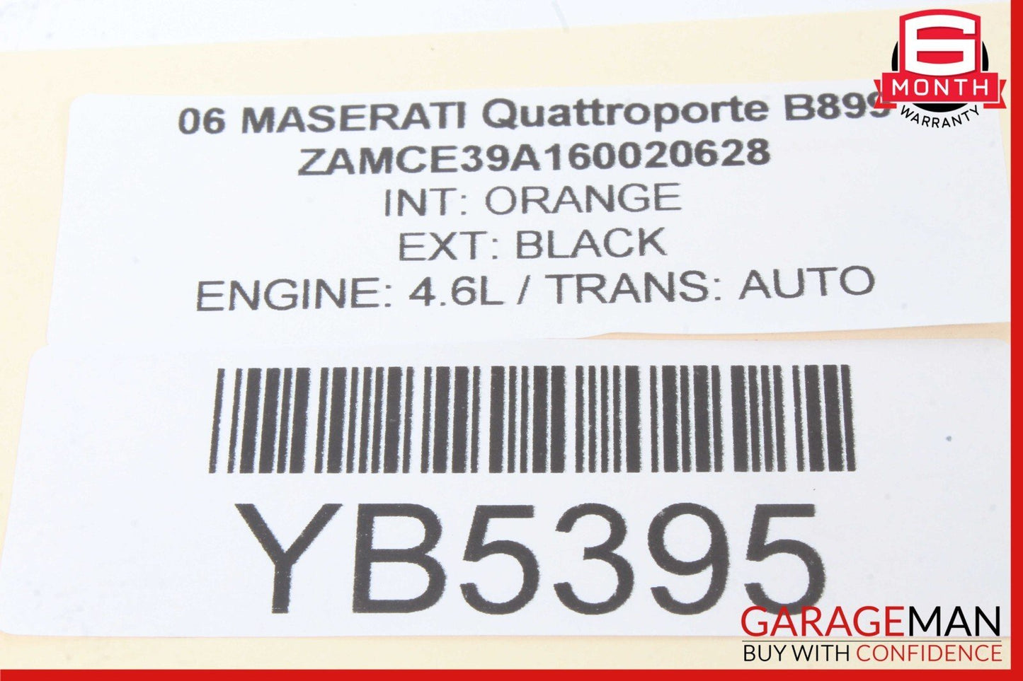05-08 Maserati Quattroporte M139 Front Right Side Mirror Door Rear View OEM