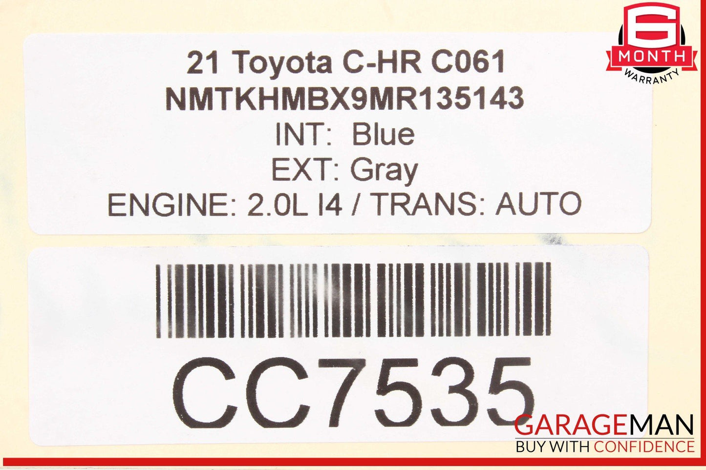 18-22 Toyota C-HR Rear Right Spindle Knuckle Hub Bearing Assy OEM