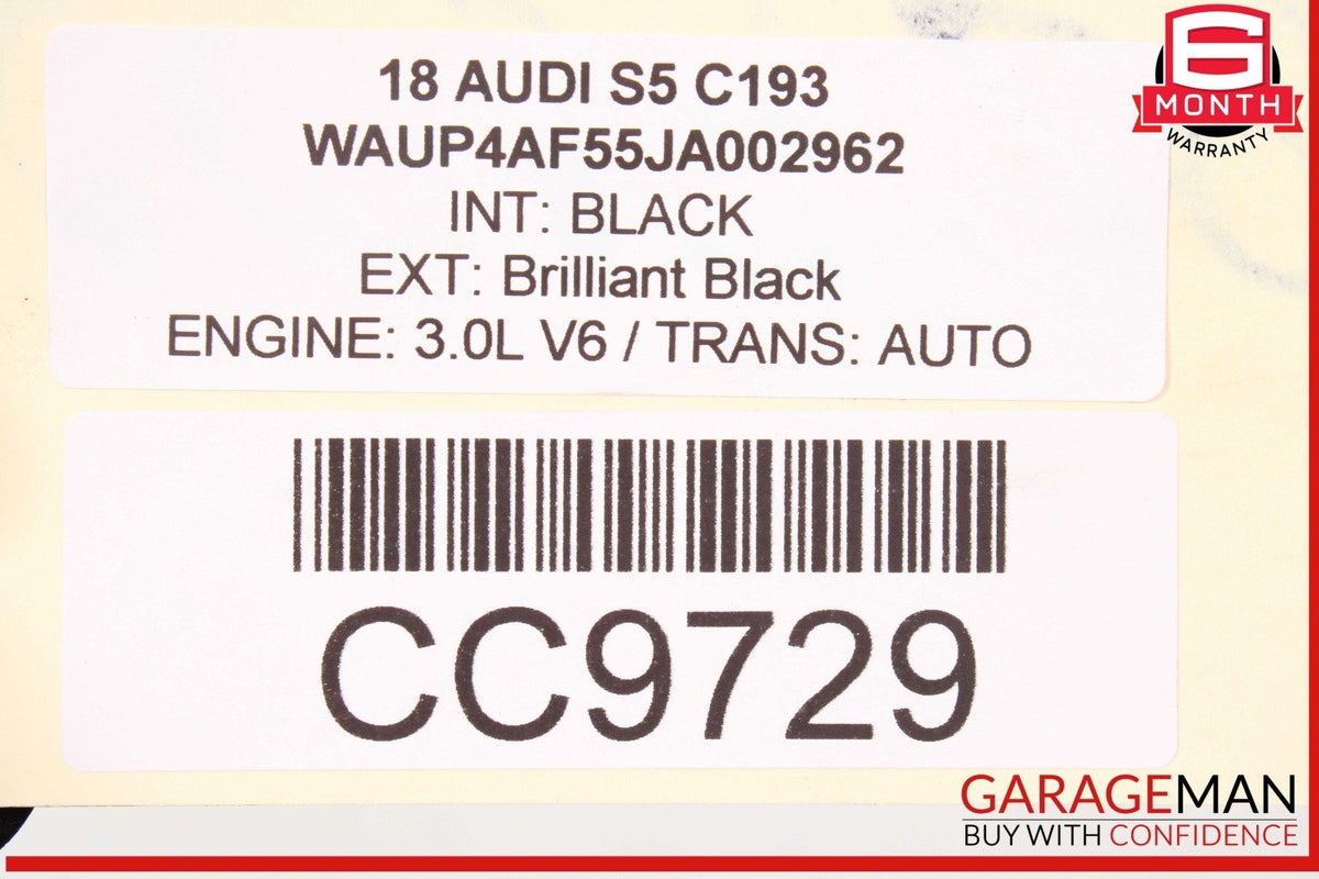 17-24 Audi S5 S4 A4 A5 Rear Sub Frame Subframe Crossmember OEM