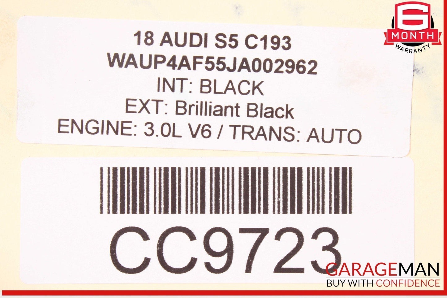 18-24 Audi S5 Rear Diff Differential Axle Carrier 8K0927277 OEM