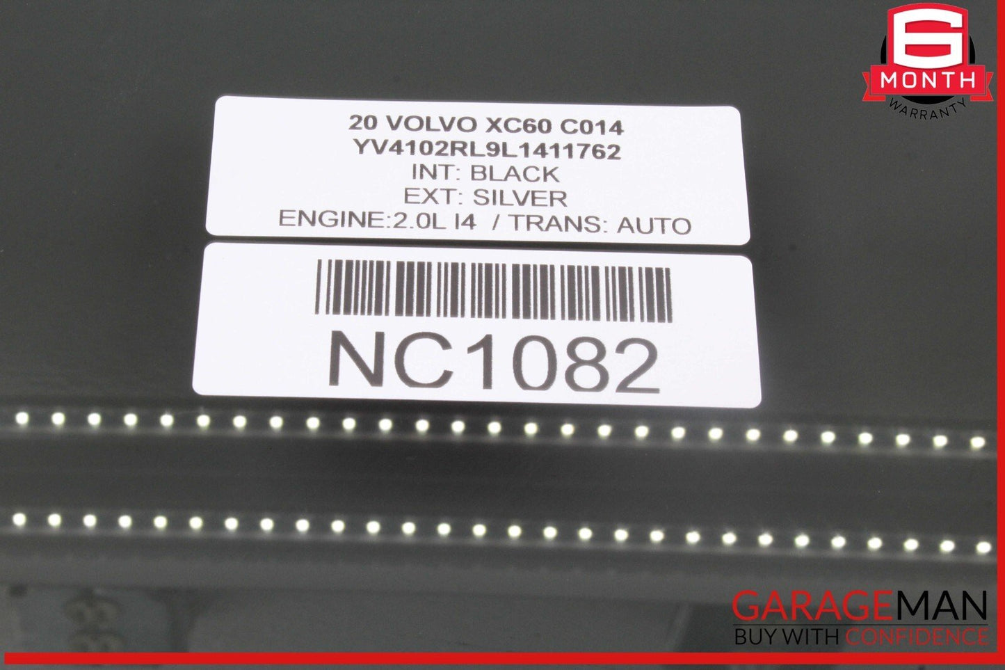 18-25 Volvo XC60 Rear Left Driver Side Door Window Glass OEM