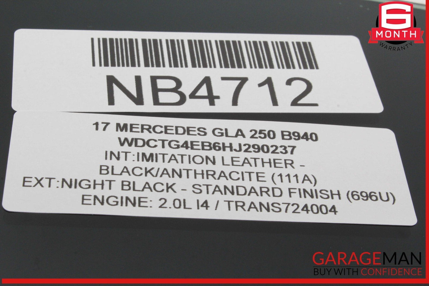 15-20 Mercedes X156 GLA250 GLA45 AMG Front Right Side Door Window Glass OEM