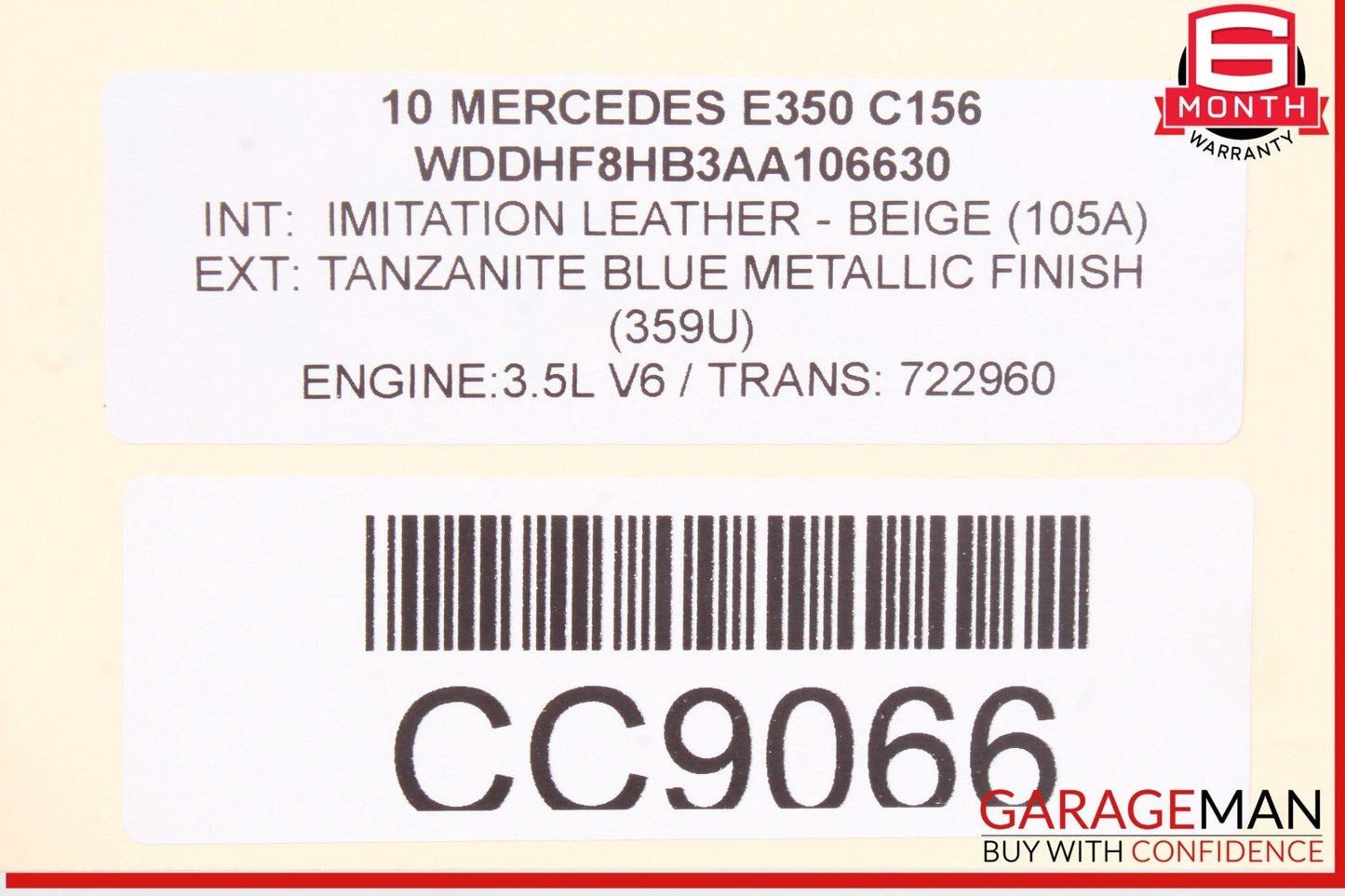 10-18 Mercedes W212 E350 CLS400 CLS550 Rear Subframe Sub Frame Crossmember OEM