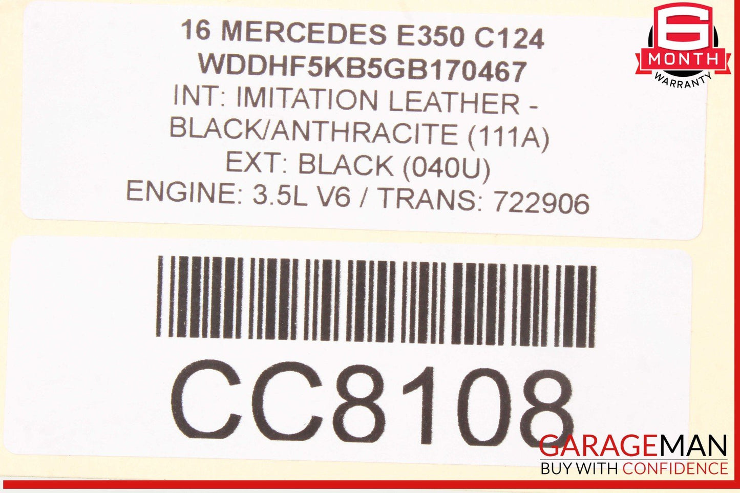 10-16 Mercedes W212 E350 E550 Front Left Side Exterior Door Shell OEM