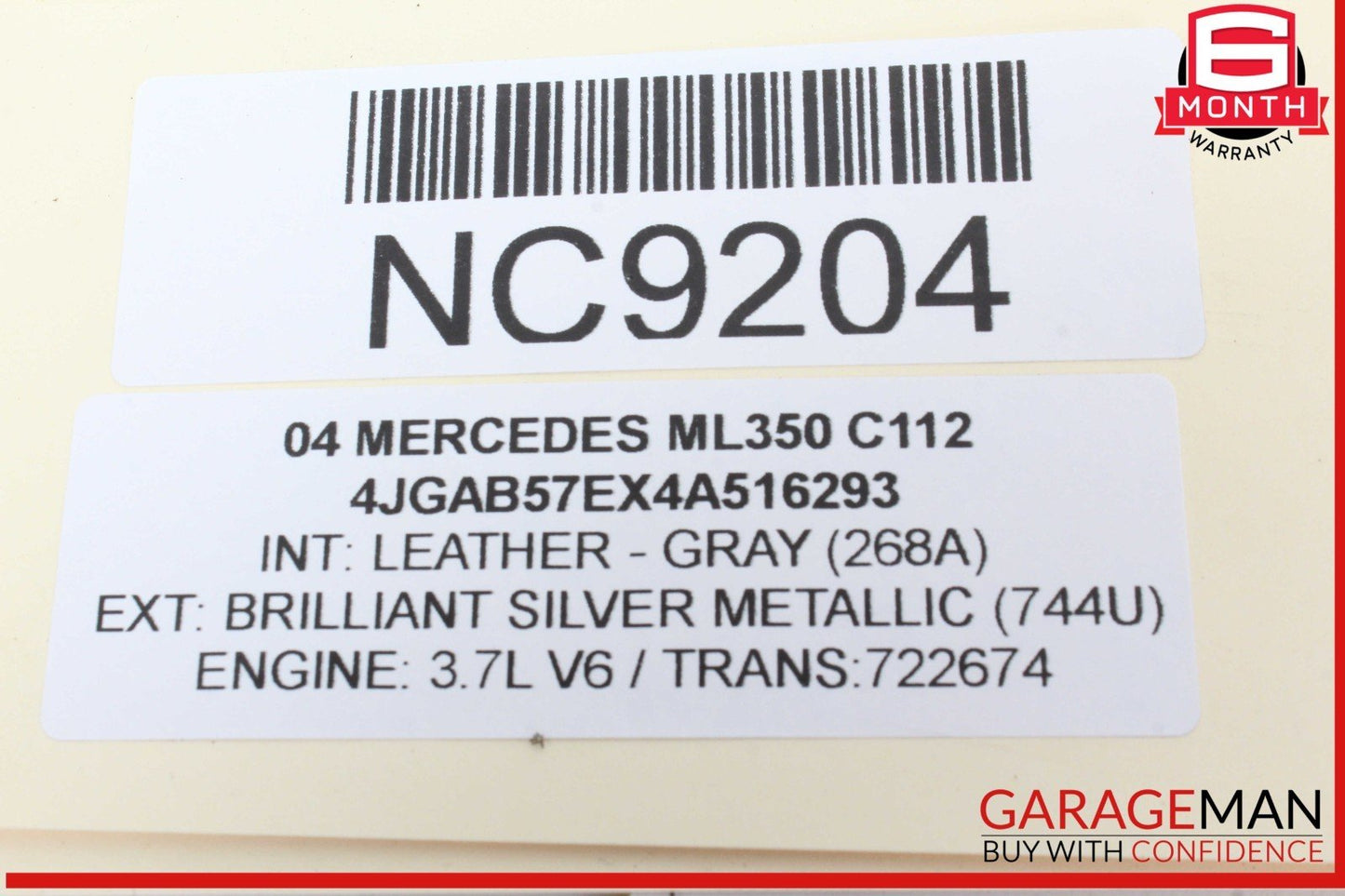 02-05 Mercedes W163 ML350 ML500 Front Right & Left Bose Sound Speaker Set OEM