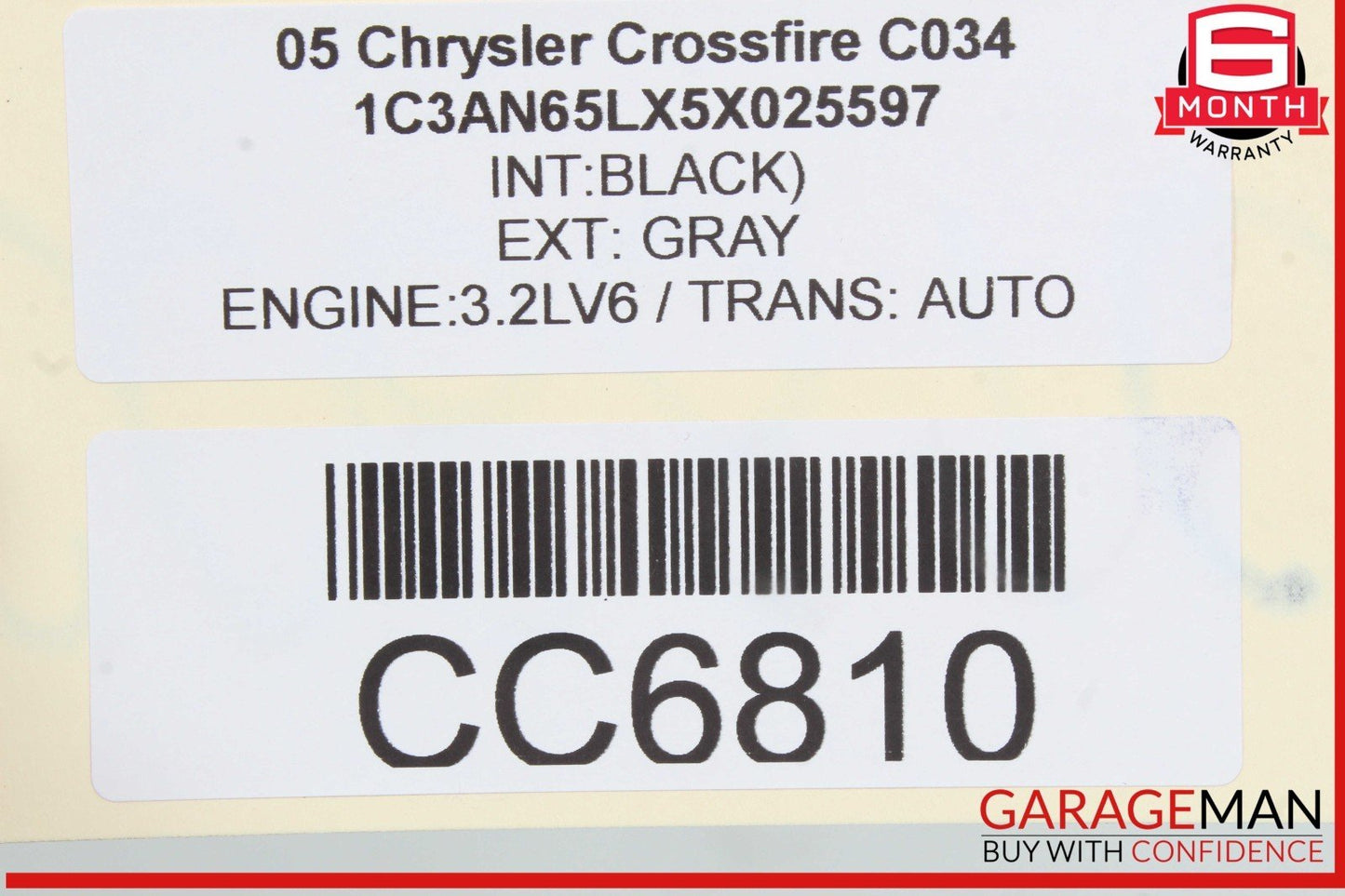 04-08 Chrysler Crossfire Engine Cooling Radiator Assembly 2025007803 OEM
