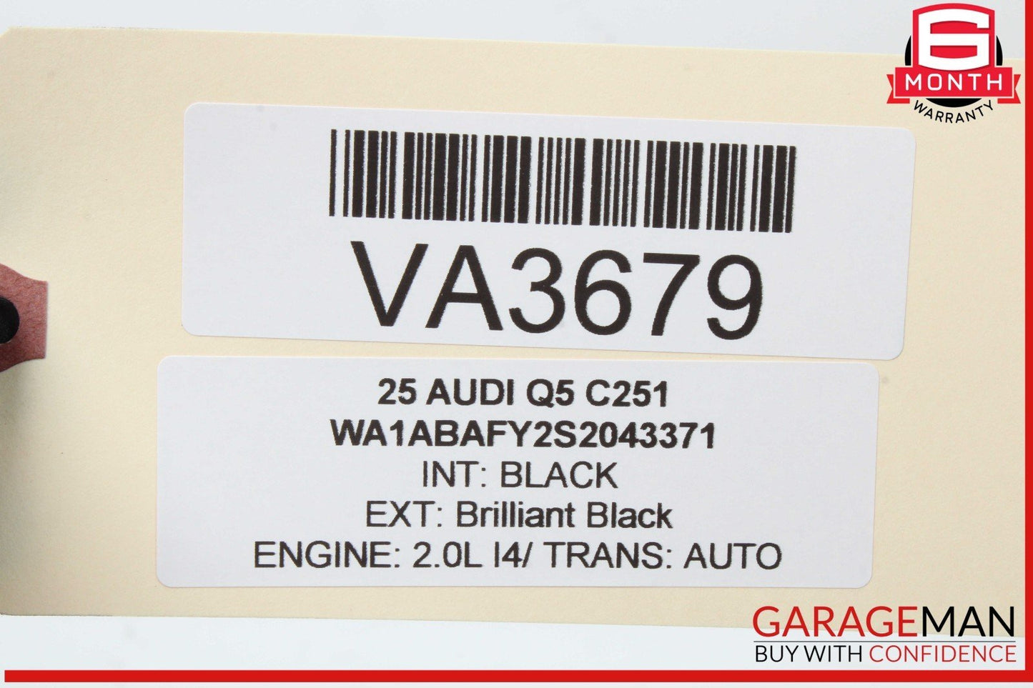 18-25 Audi Q5 Front Right Passenger Side Lower Forward Control Arm 80A407156 OEM