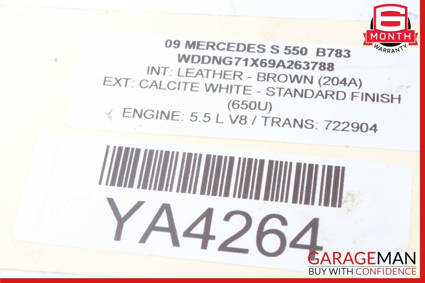 07-09 Mercedes W221 S550 CL550 S400 CL63 AMG Rear Trunk Fuse Box Module Assy OEM