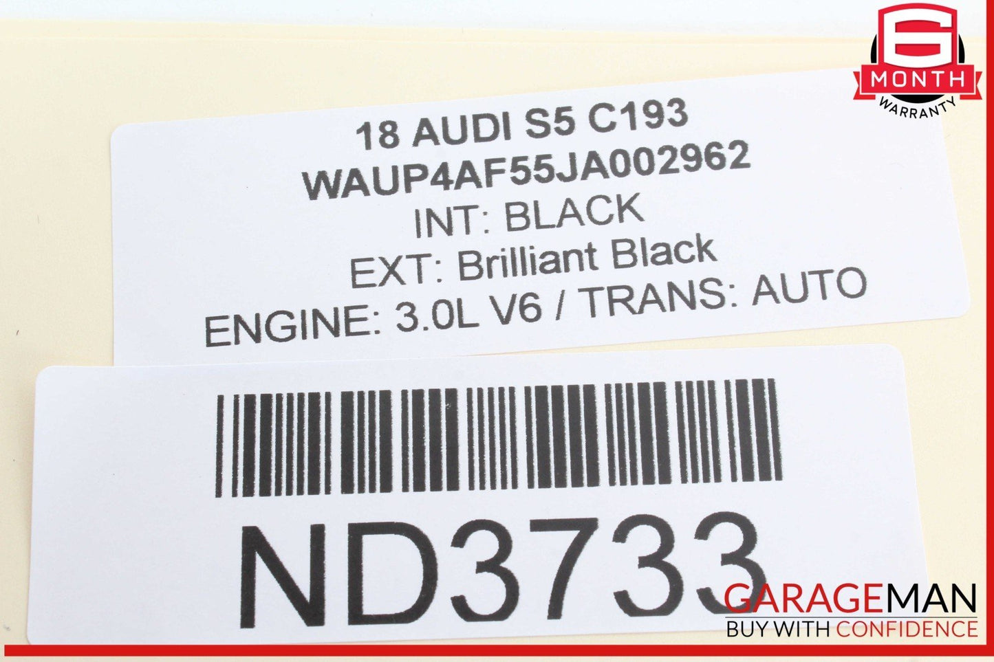 17-24 Audi S5 RS5 A4 Allroad Front Console Overhead Dome Light 8W0947135CS OEM