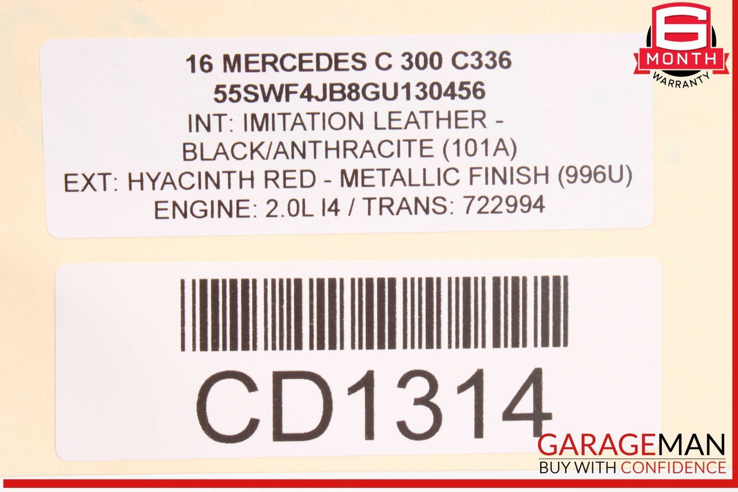 15-21 Mercedes W205 C300 C350e C400 Front Right Side Interior Door Panel OEM