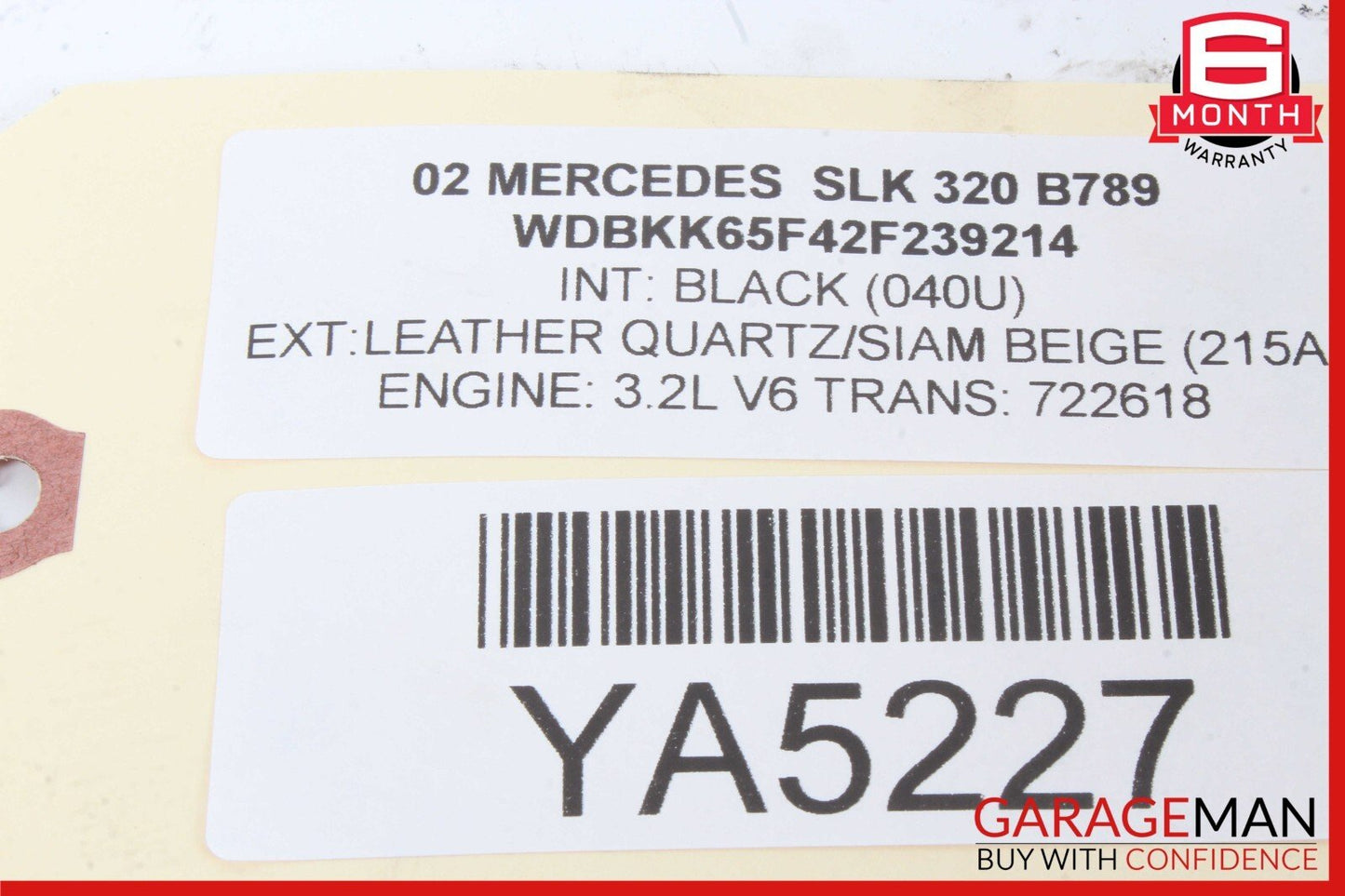 97-04 Mercedes R170 SLK320 SLK230 Rear Right & Left Door Sound Speakers Set OEM