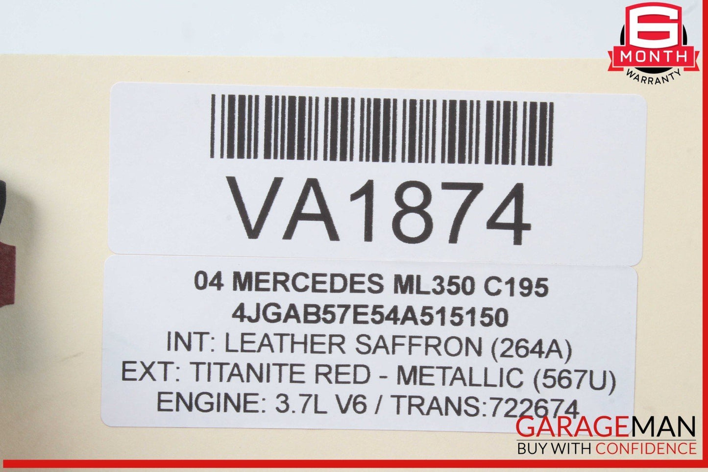 98-05 Mercedes W163 ML350 Rear Right & Left Side Door Audio Speakers Set OEM