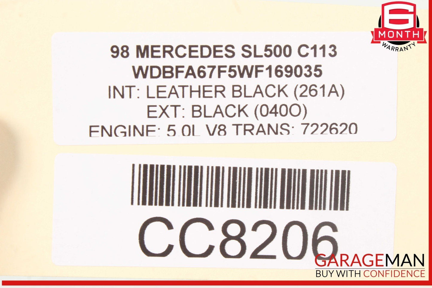 92-02 Mercedes R129 SL500 500SL Engine Cooling Radiator AC Air A/C Condenser OEM