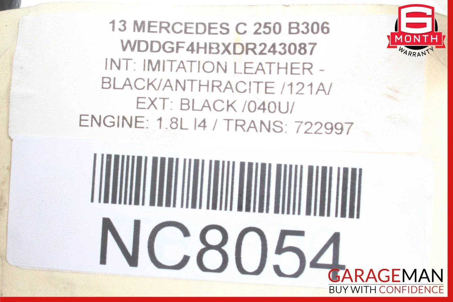 12-14 Mercedes W204 C250 SLK250 Engine Valve Cover 2710101730 OEM