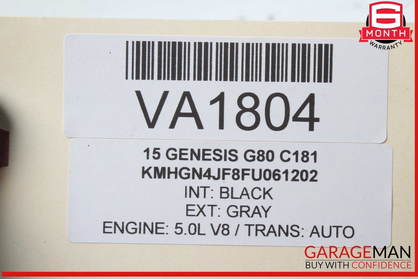 15-17 Hyundai Genesis G80 Left Side Exhaust Camshaft 24200-3F500 OEM