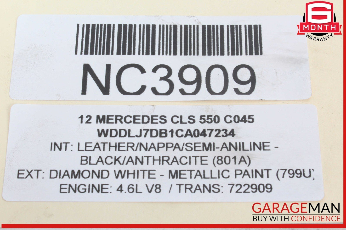 11-20 Mercedes W218 CLS550 S550 M278 4.6L Engine Cylinder Head Right OEM