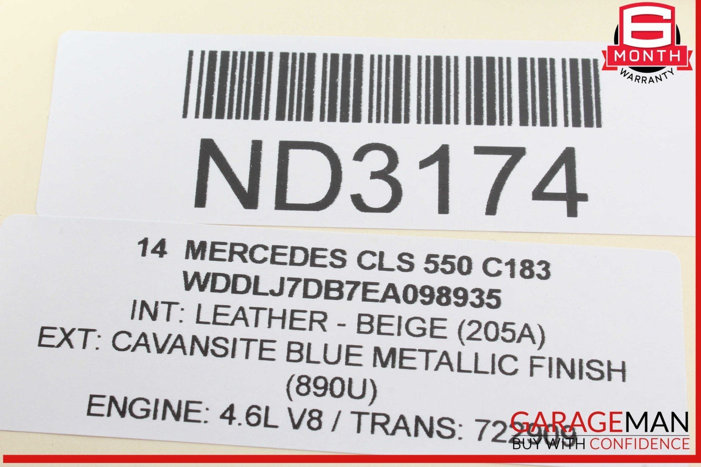 12-18 Mercedes W218 CLS550 Front Right Side Seat Control Switch w/ Door Handle