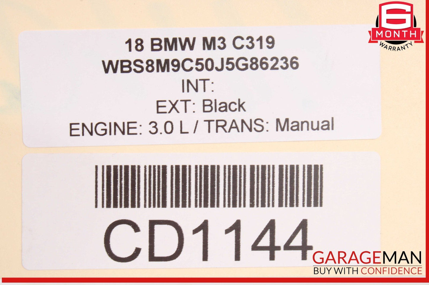 15-20 BMW M3 3.0L Complete Engine Motor Block Assembly OEM 44k