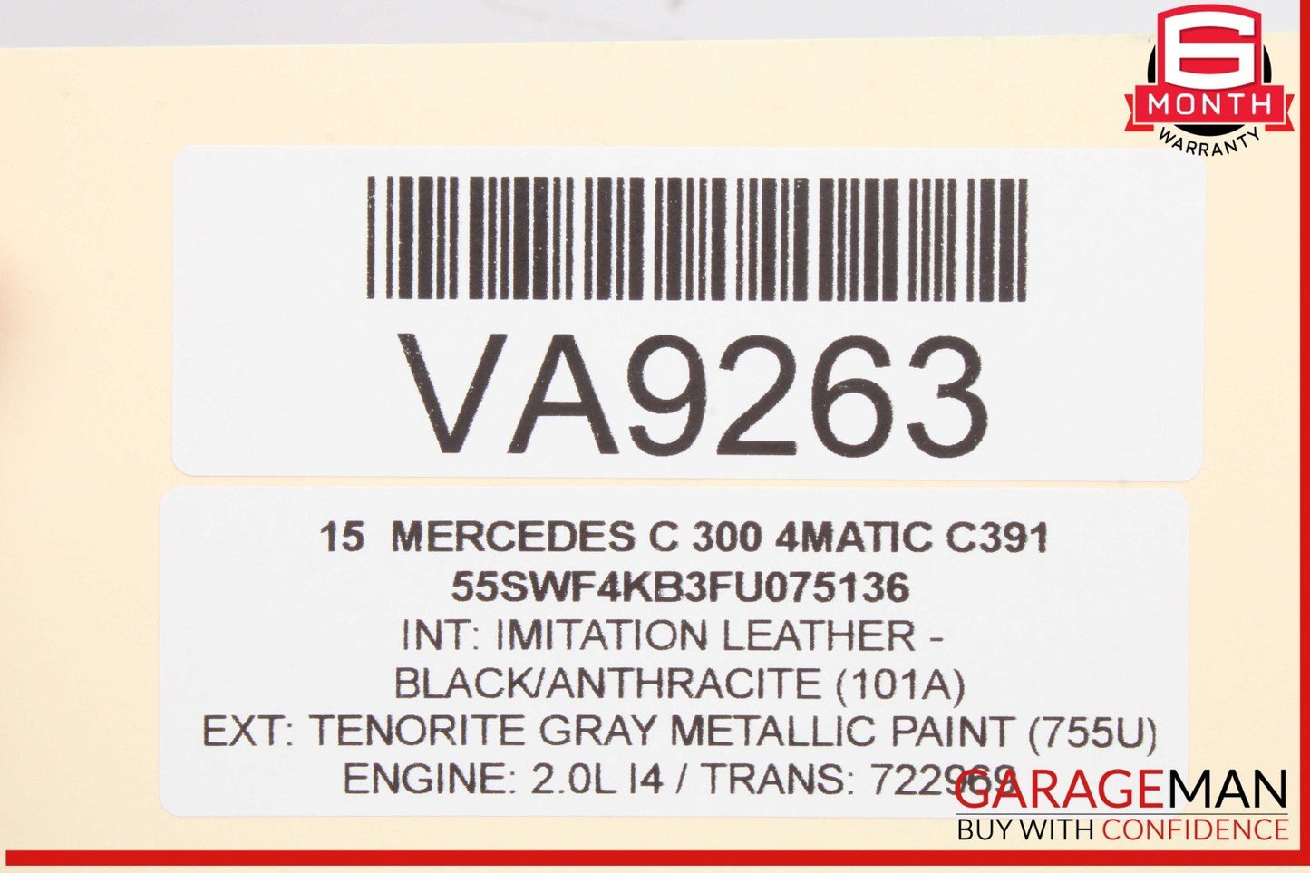 15-20 Mercedes W205 C300 Front or Rear Door Audio Speaker Left & Right Side Set