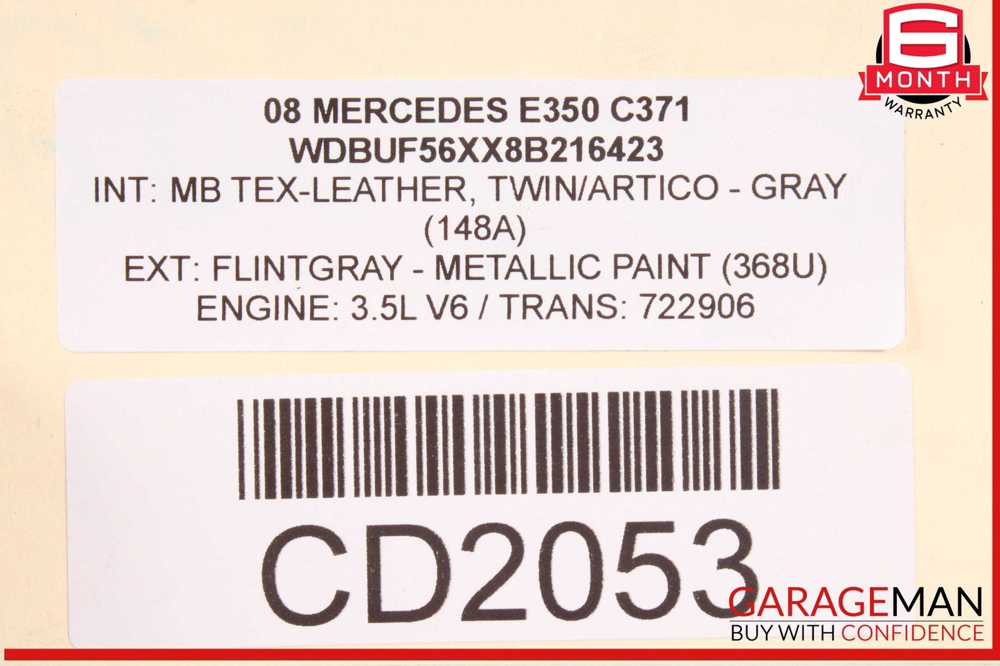 06-09 Mercedes W211 E350 Engine Water Cooling Radiator A/C Air AC Condenser OEM